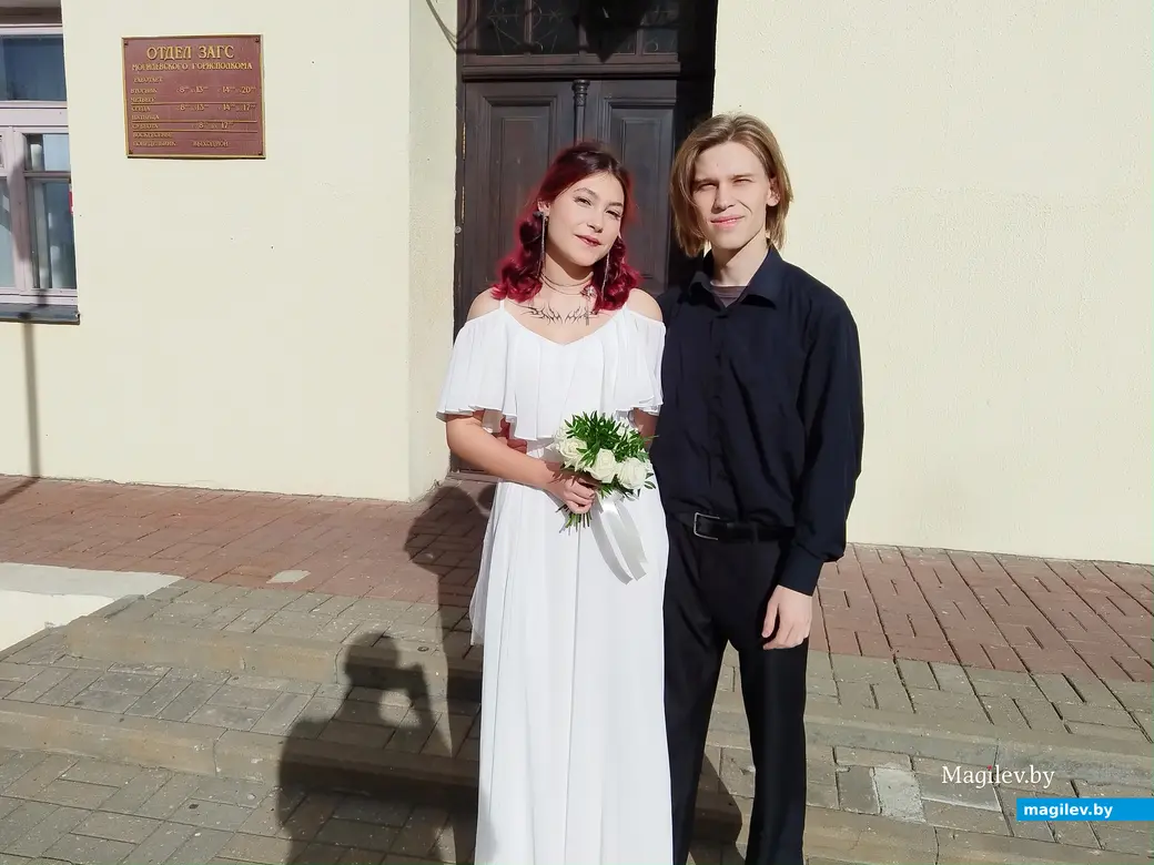 12.09.2025 г. Могилев, ЗАГС. Свадебная пара недели: Анастасия и Дмитрий Мироновичи.