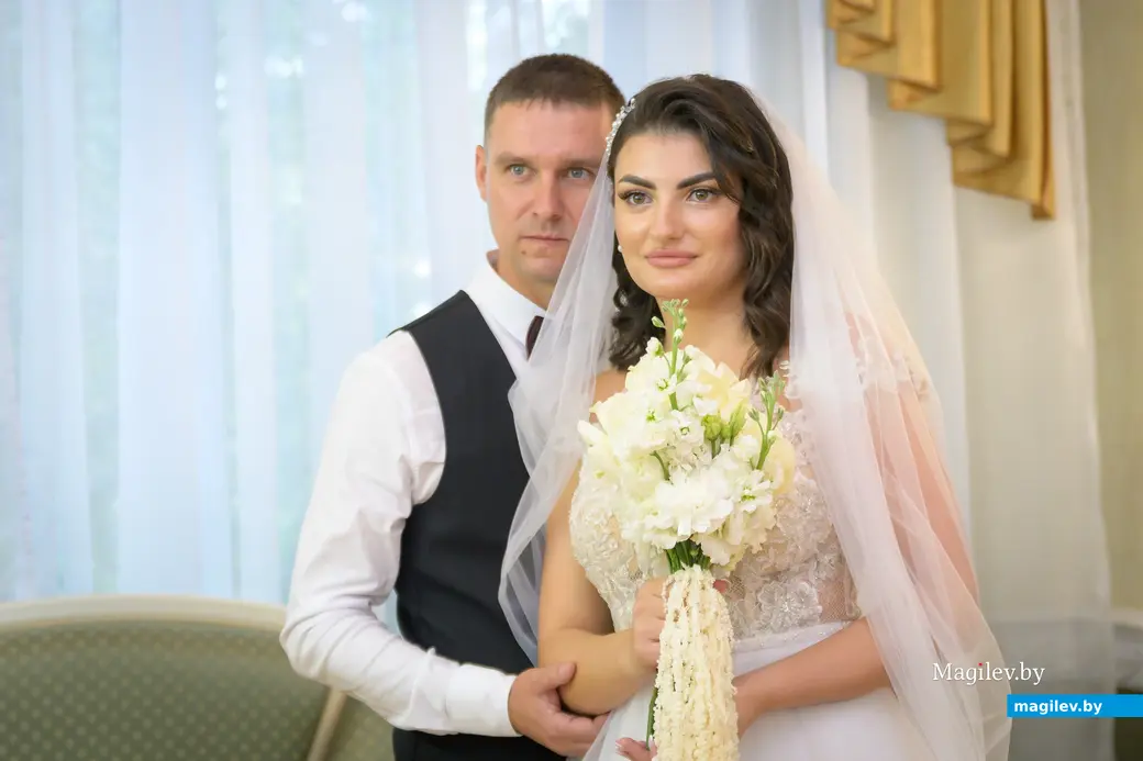 12.09.2025. Отдел ЗАГС Бобруйского горисполкома. Свадьба Эльмиры Семеновой и Романа Ермолайчика.