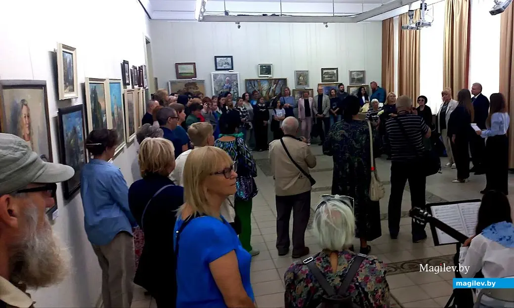 12.09.2025, Могилев, музей Павла Масленикова. Открытие выставки Веры Юрковой «В поисках истины».