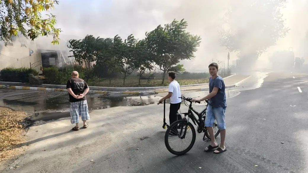 Бобруйск, 14 сентября 2025 года. Пожар в кафе «Авиатор»