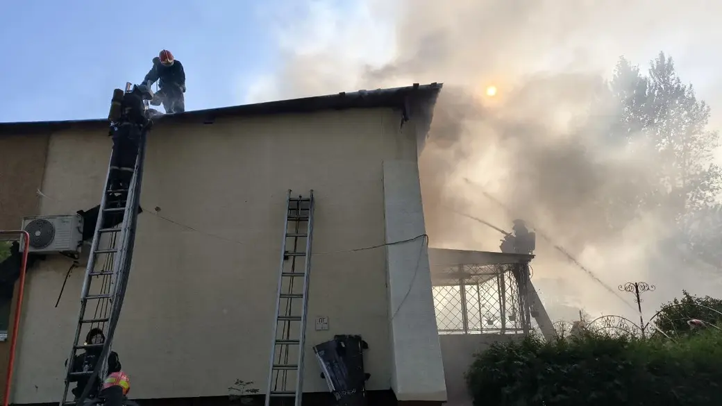 Бобруйск, 14 сентября 2025 года. Пожар в кафе «Авиатор»