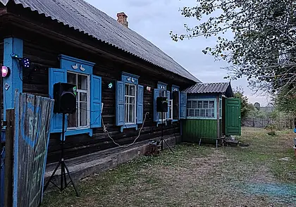 Сельская дискотека под открытым небом