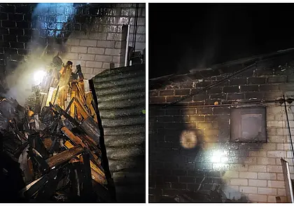 Мангал с непотушенными углями поджег дом в Могилеве