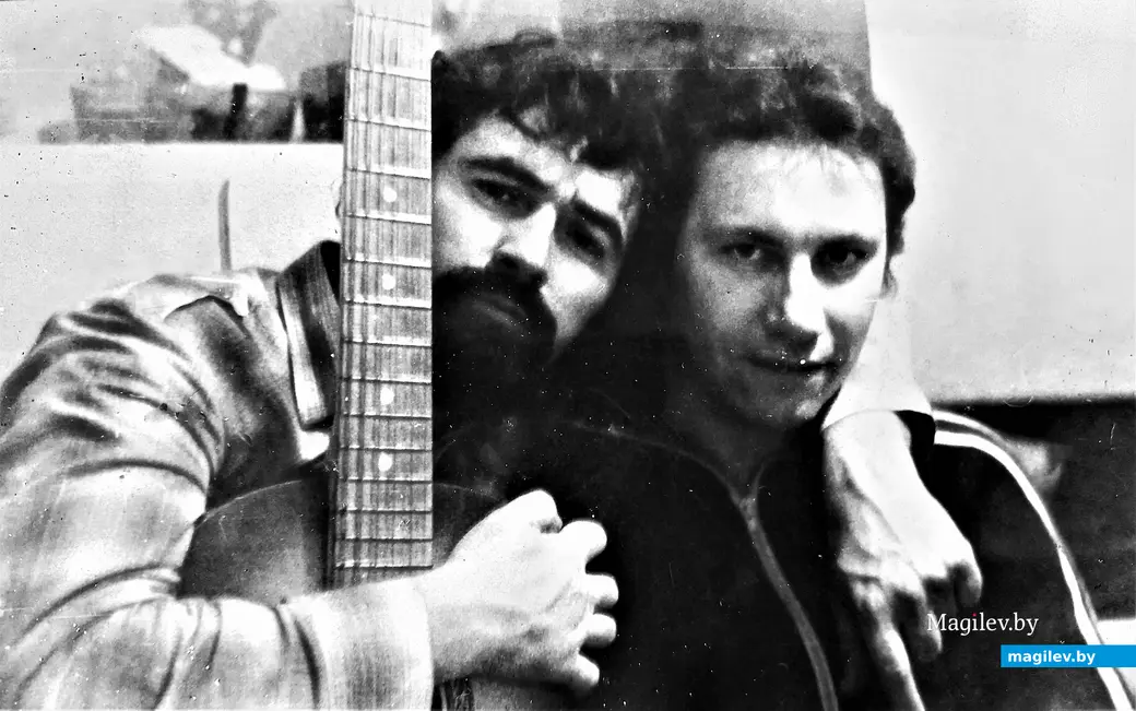 1970-е годы, Могилев. Филипп (слева) с товарищем.