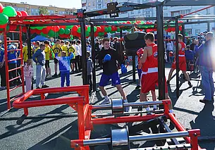 В канун Дня народного единства в Могилеве открыли три новые спортивные площадки