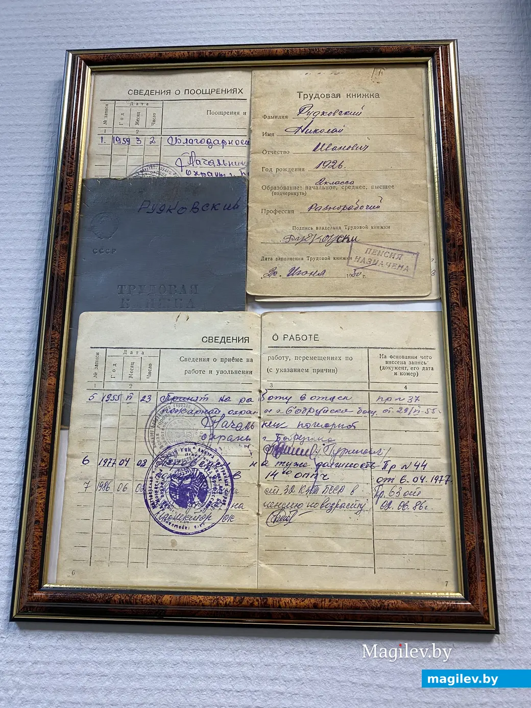 17.02.2025. Материалы экспозиции музея о Николае Рудковском.