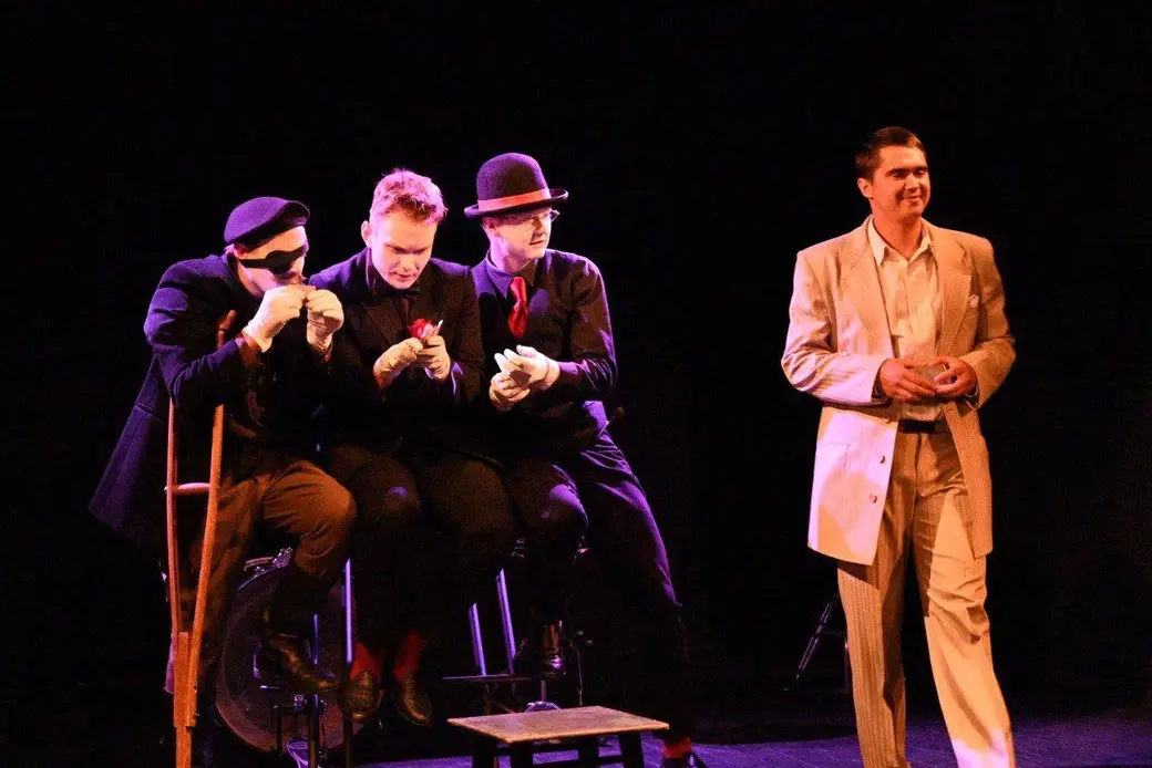 Спектакль «Игроки». Фото предоставлено Могилевским драмтеатром.