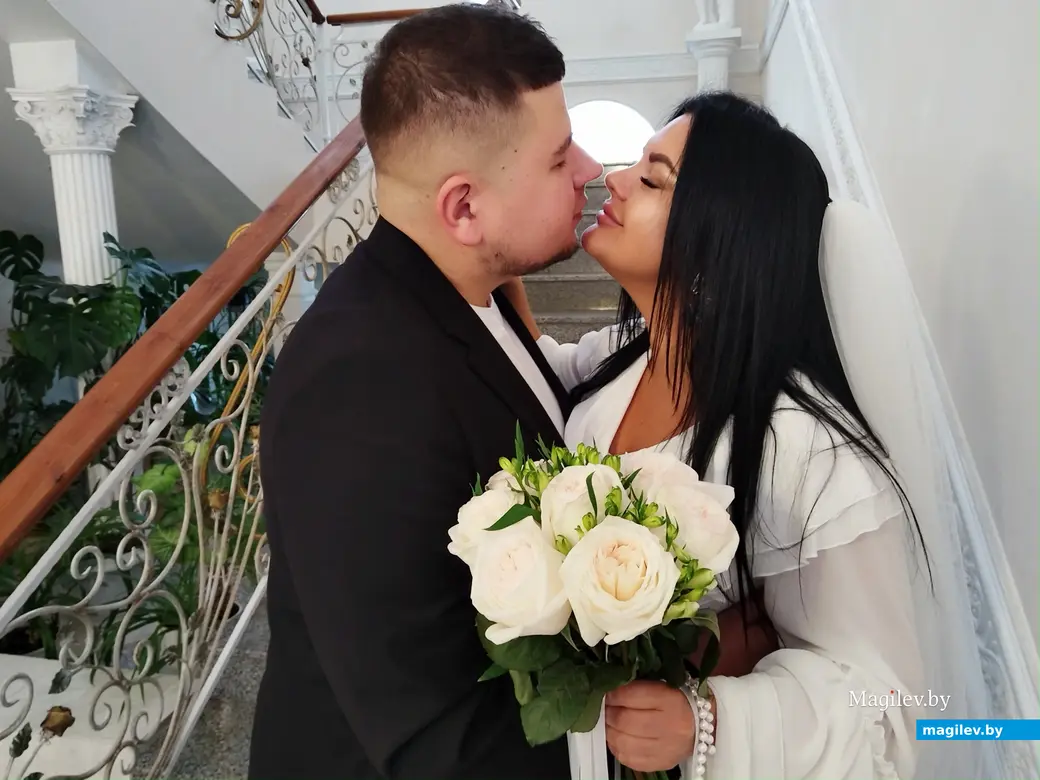 26.09.2025 г. Могилев, ЗАГС. Виктория и Роман Харунжие