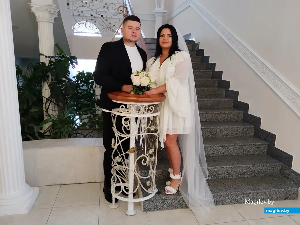 26.09.2025 г. Могилев, ЗАГС. Виктория и Роман Харунжие.