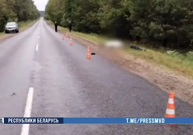 В Могилевском районе водитель грузовика насмерть сбил велосипедиста и сбежал