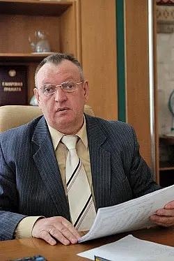 2011 год. Александр Николаевич в кабинете директора гостиницы «Бобруйск». Фото Александр Чугуев.