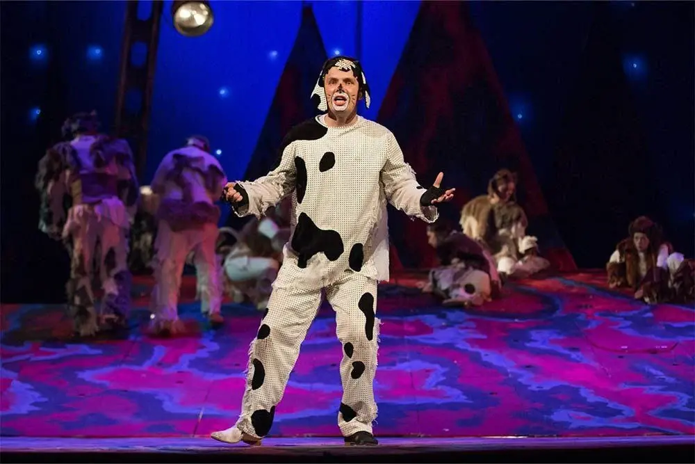 Мюзикл для детей «Отважный щенок Бенджамин». Фото предоставлено Могилевским драмтеатром.