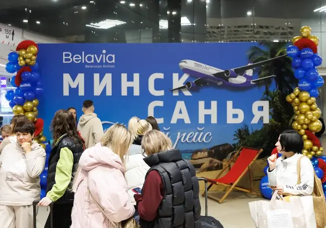 Belavia впервые запустила дальнемагистральный рейс в истории компании – в Санью