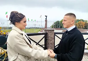 «Нам нравится все решать вдвоем». Свадебная пара недели