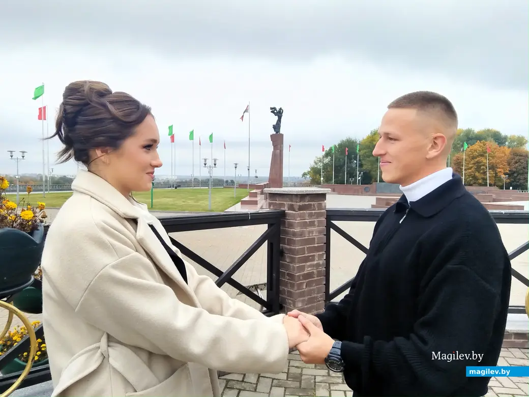 10.10.2025 г. Могилев, ЗАГС. Свадебная пара недели: Виолетта и Никита Степановы.