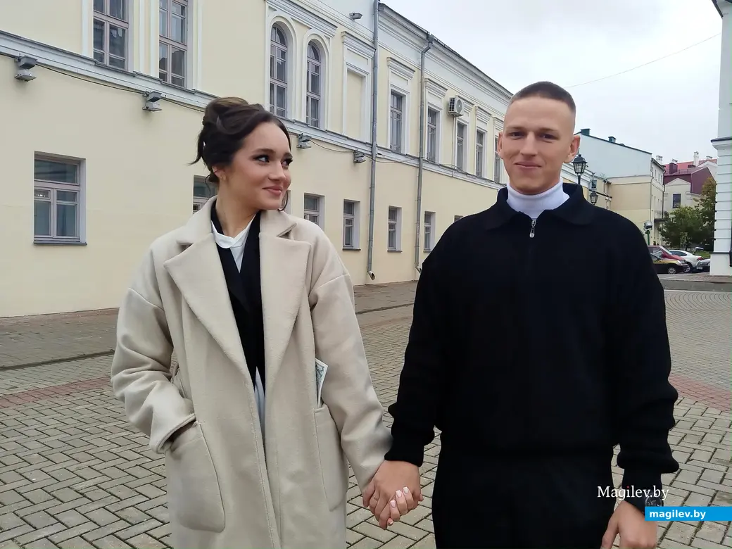 10.10.2025 г. Могилев, ЗАГС. Свадебная пара недели: Виолетта и Никита Степановы.