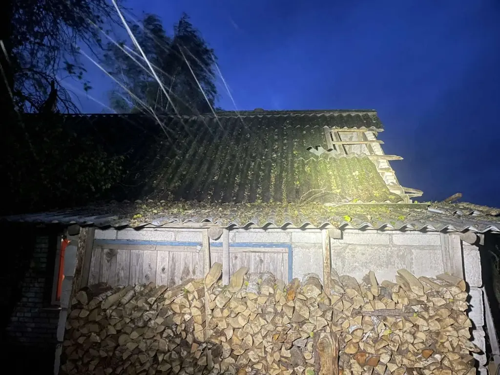 12 октября. Круглянский район. Последствия стихии. Фото Могилевского областного УМЧС.