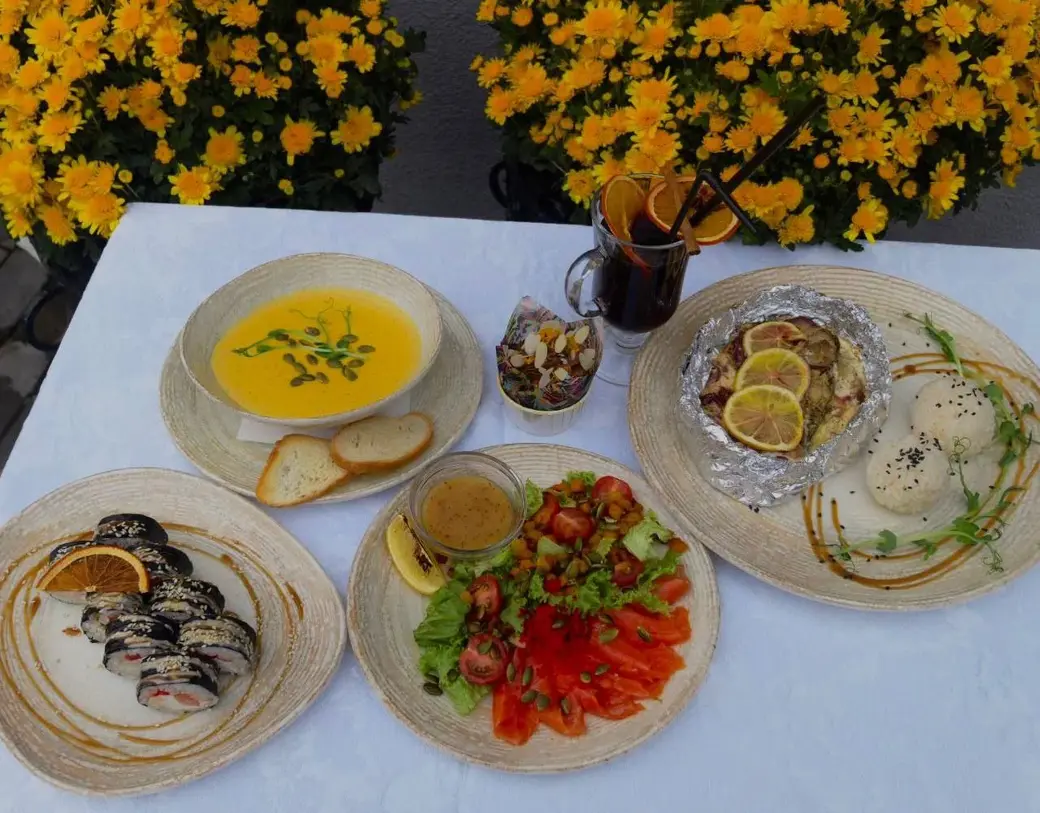 Сет ресторана «Санта-Мария».