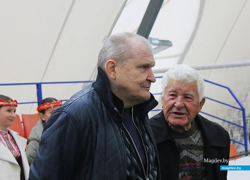 14.10.2025, Могилев. Межгосударственный турнир по футболу на призы олимпийского чемпиона Сергея Горлуковича. Первый тренер олимпийского чемпиона Иван Турков и сегодня