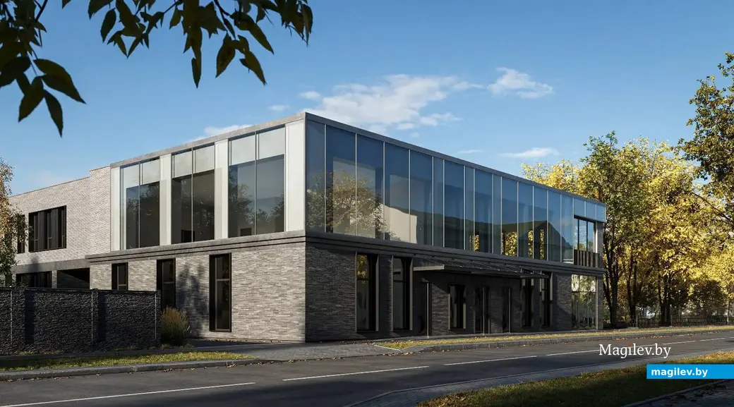 Проект вида будущего ТЦ на бобруйской площади Победы.