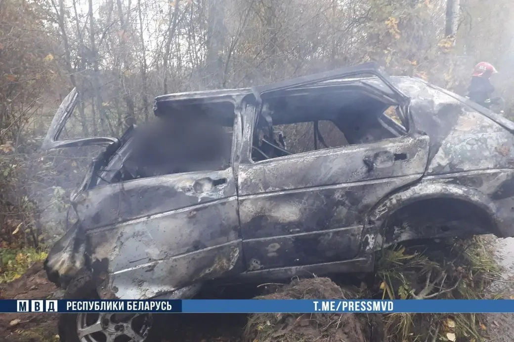 19.20.2025 г. ДТП в Кричевском районе. Фото МВД РБ