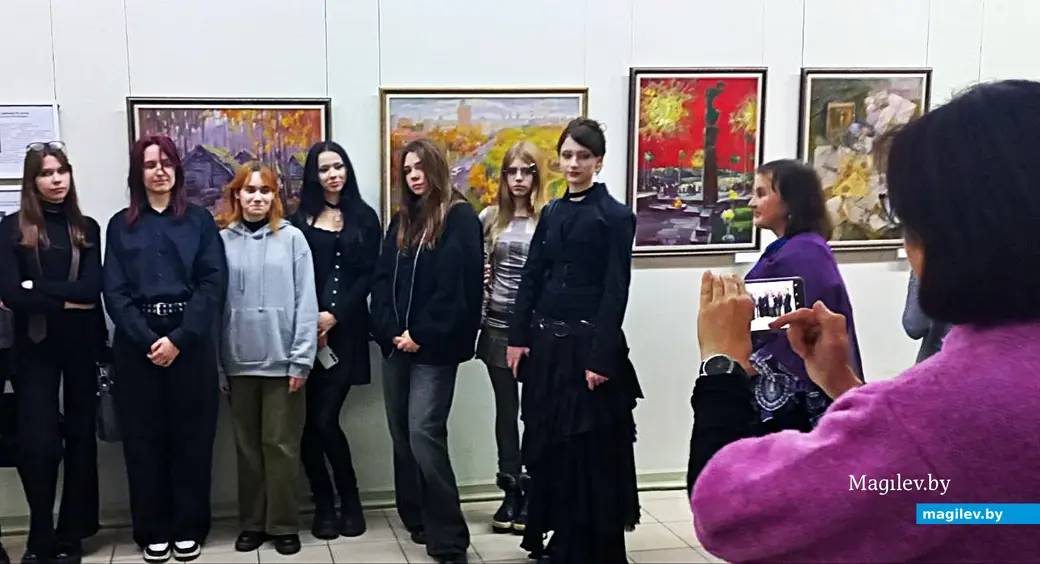 22.10.2025, Могилев, областной художественный музей имени Павла Масленикова. Торжественно открытие выставки работ участников пленэра по живописи «Образ Родины в