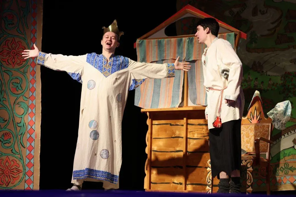 Спектакль «Ванюшка». Фото предоставлено Могилевским драмтеатром.