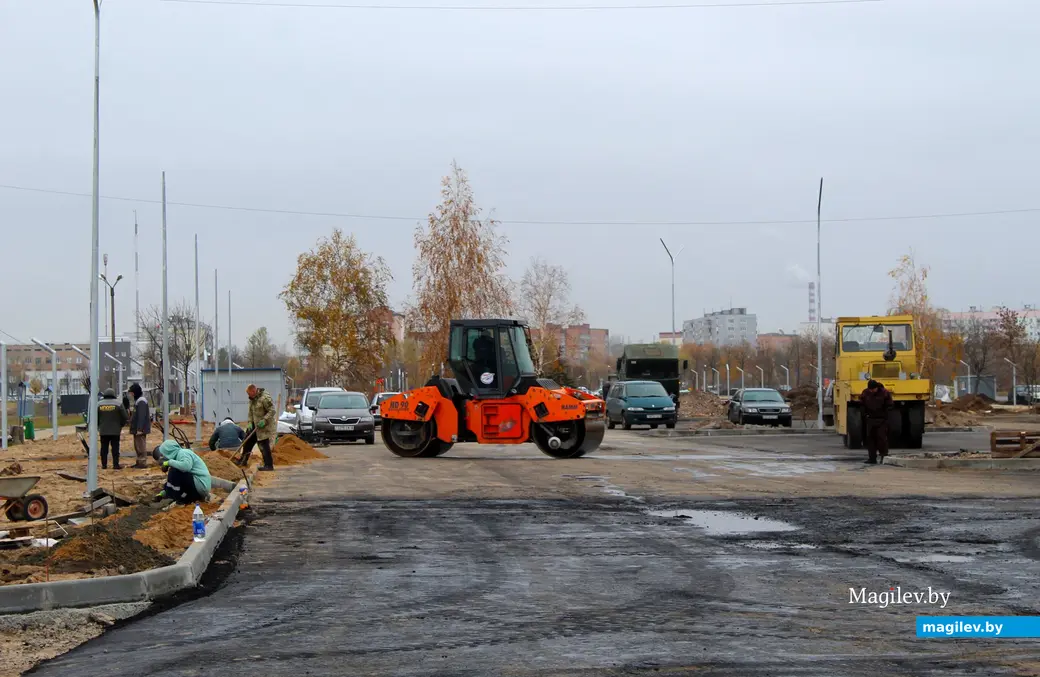 Октябрь 2025 года. Могилев. Территория возле Святого озера.