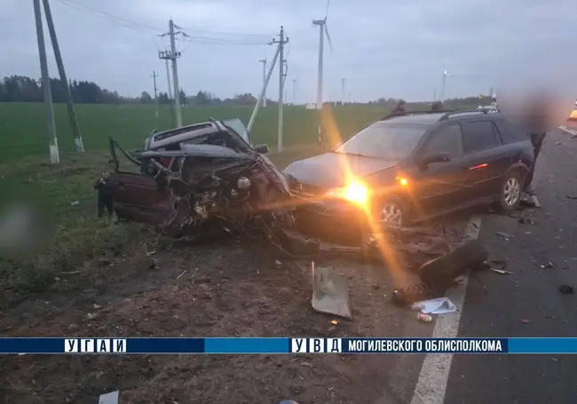 Четыре автомобиля столкнулись в Могилевском районе: есть пострадавшие