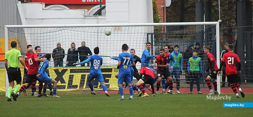25.10.2025, Могилев, стадион «Спартак». Во время игры «Днепр-Могилев» – «Белшина» (Бобруйск).