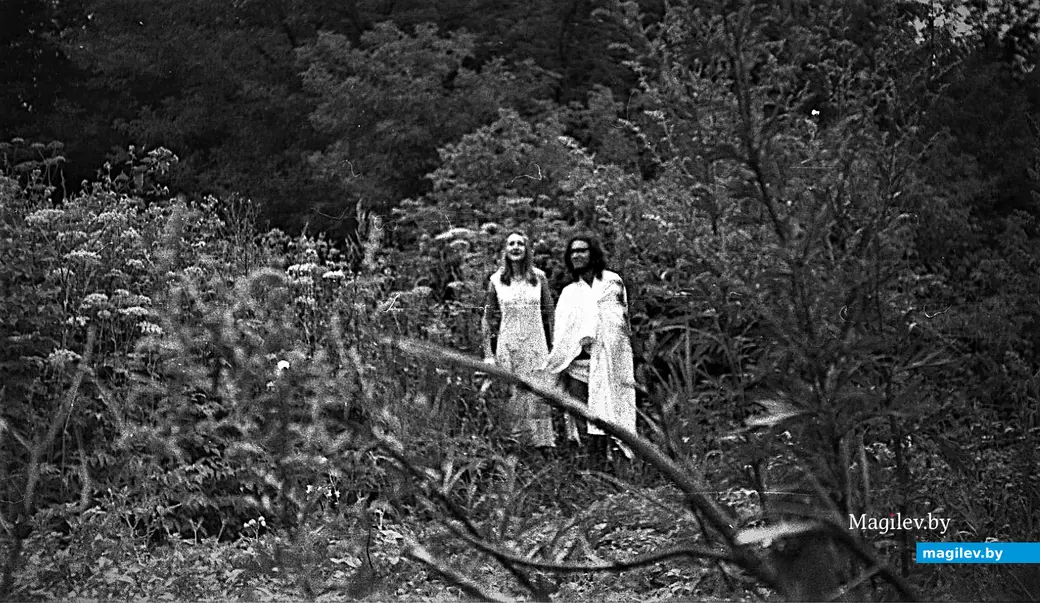 1978 год. Могилев, Подниколье. Фрагмент могилевского варианта рок-оперы «Jesus Christ Superstar». Наталья и Плейшнер.