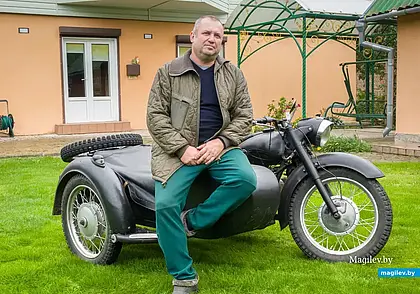 Мотоцикл выходного дня: как бобруйчанин до сих пор ездит на раритетном К-750