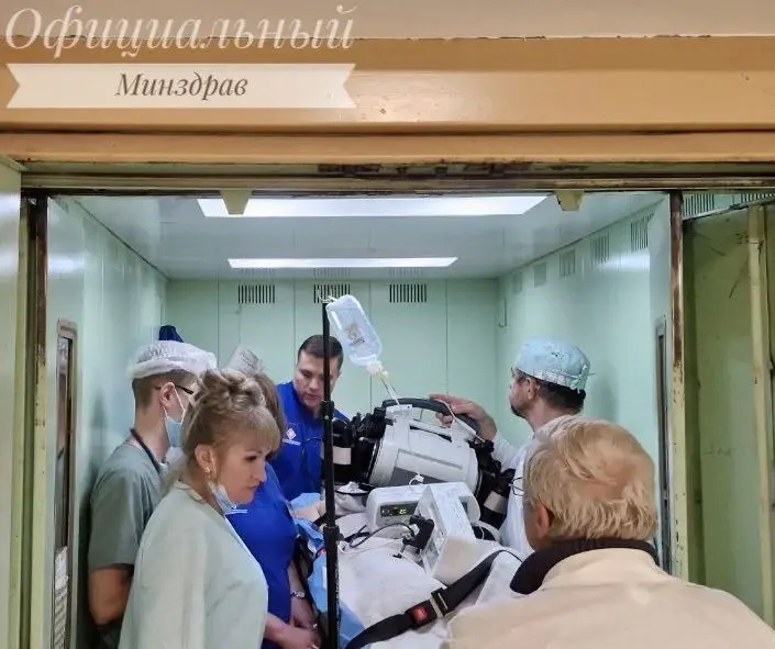 Пострадавших при ЧП на «Беларуськалии» направили в республиканский ожоговый центр и нейрореанимацию в Минске. Фото: Минздрав.