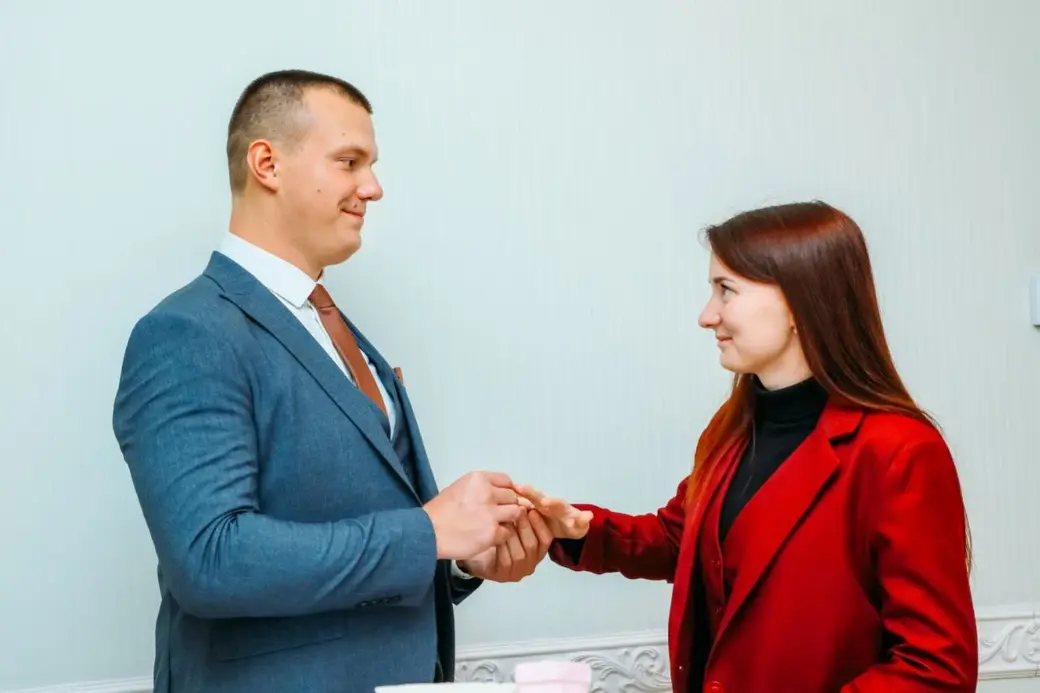 31.10.2025. Отдел загс Бобруйского горисполкома. Свадьба Александра Пациенко и Елены Пархамович.