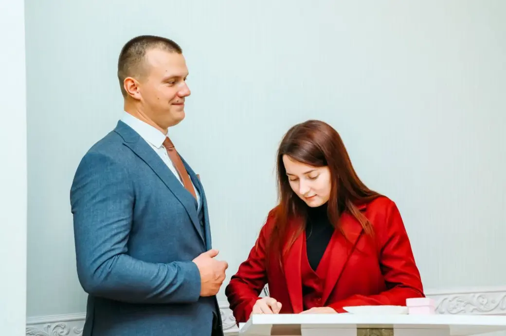 31.10.2025. Отдел загс Бобруйского горисполкома. Свадьба Александра Пациенко и Елены Пархамович.