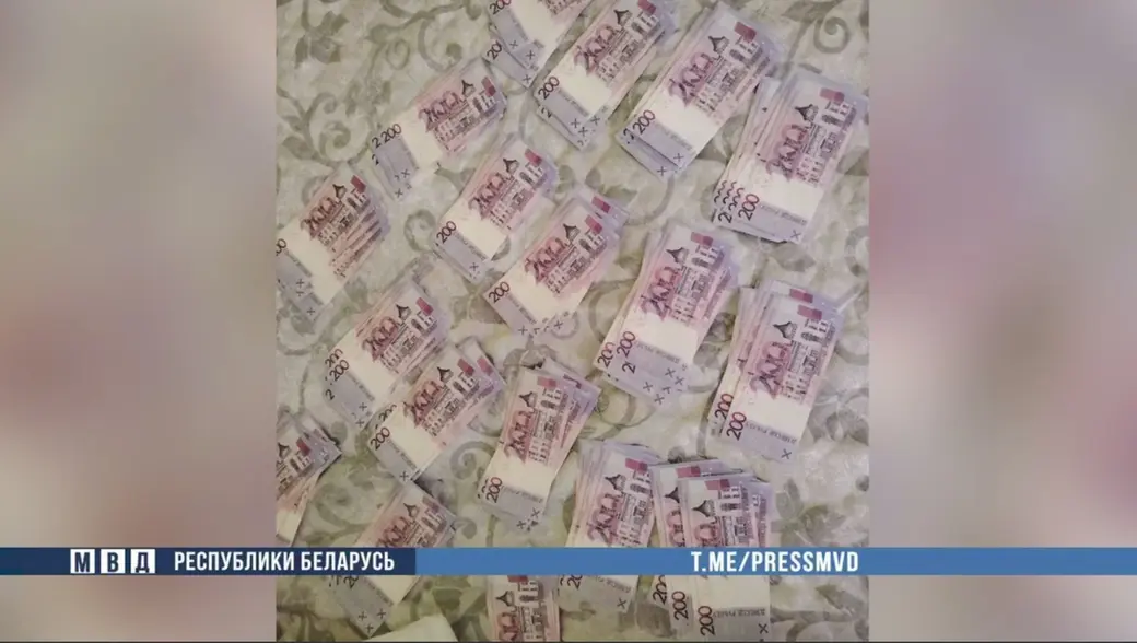 Скриншот с видео МВД РБ