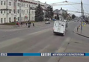 В Могилеве на пешеходном переходе троллейбус сбил ребенка