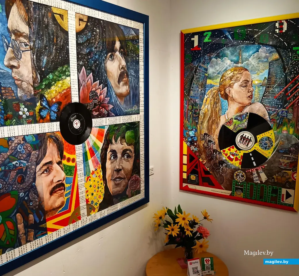 Октябрь 2025 года, Япония. Фрагмент выставки Славы Сизых.