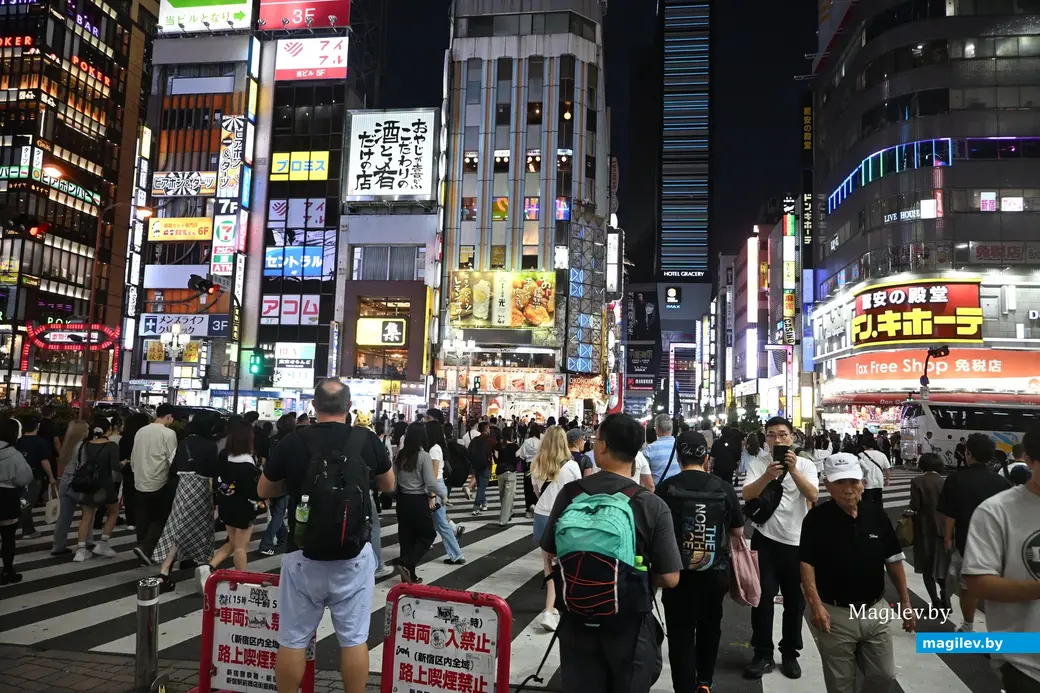 2025, Япония. провинция Токайдо. На одной из городских улиц.