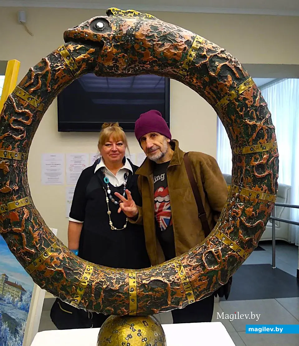 2023 год. Могилев. Вера Юркова и автор материала.