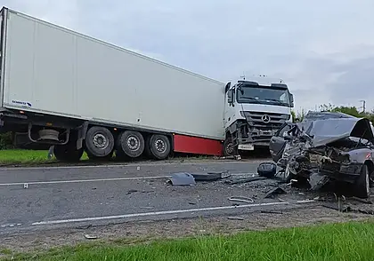 Двое детей погибли в ДТП по вине бобруйчанина, севшего за руль фуры в нетрезвом виде