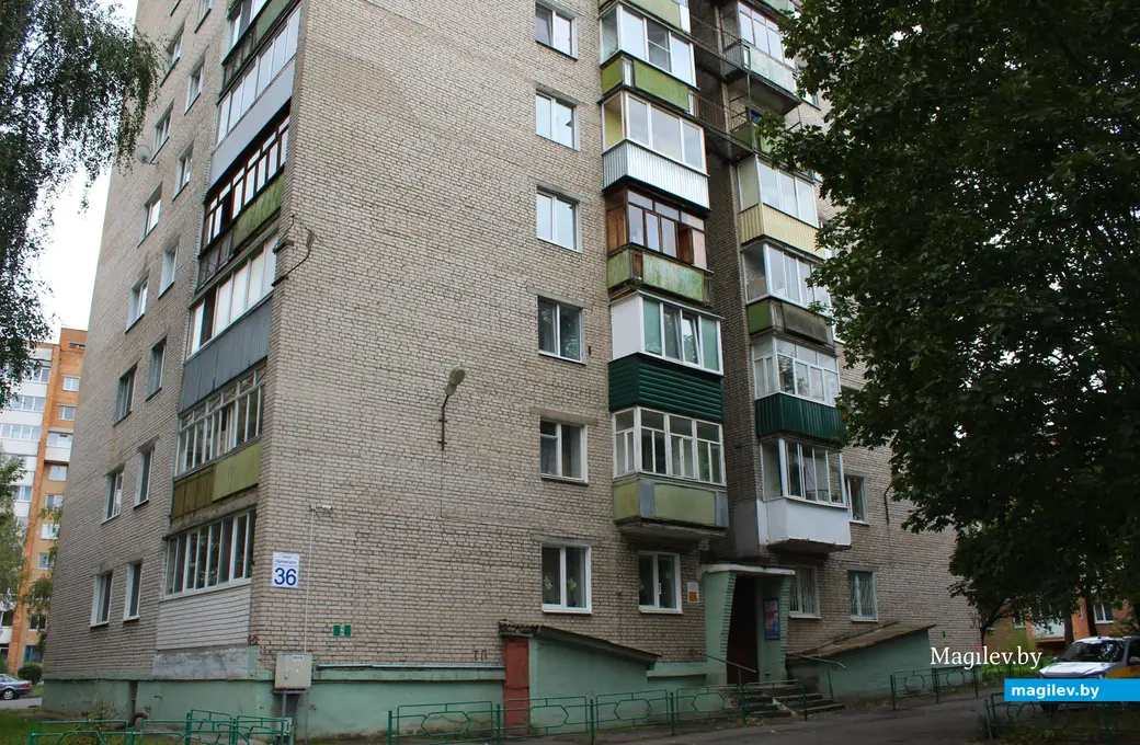 Октябрь 2025 года. Могилев. Дом №36 по улице Орловского.