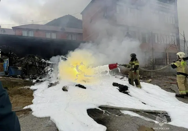 Вертолет рухнул в российском Дагестане: есть погибшие