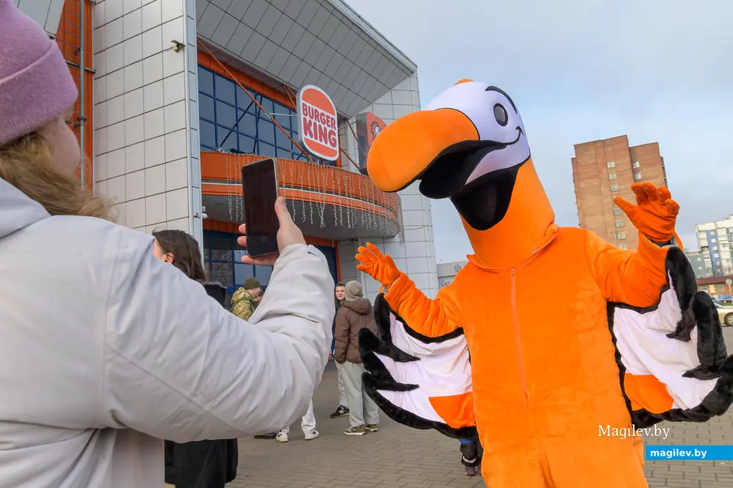 14.11.2025. Корона, 33-3, улица 50 лет ВЛКСМ, Первомайский район, Бобруйск, Могилёвская область, 213808, Беларусь. Открытие «Бургер кинг» и «Додо пицца»