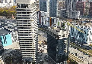 Самый высокий небоскреб в Беларуси строится в Минске