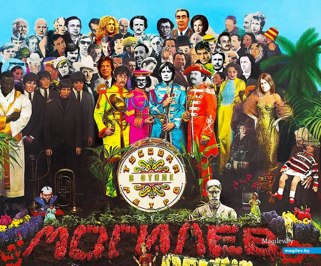 Обложка книги «Тусовка в стиле ретро». Вася Мак – в голубом камзоле.