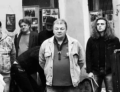 2017 год, Могилев. Один из участников того давнего ансамбля Николай Сидоренко (в белой куртке).