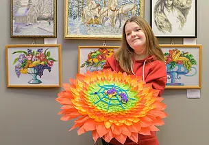 Творчество без границ. В Бобруйске проходит выставка работ людей с инвалидностью