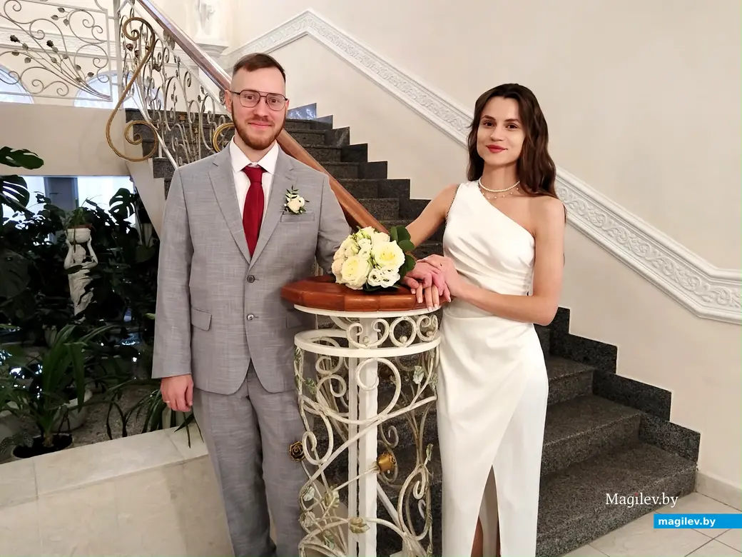 21.11.2025 г. Могилев, ЗАГС. Свадебная пара недели: Яна и Андрей Беленковы.