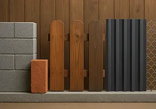 ТОП-5 материалов для строительства забора по итогам 2025 года